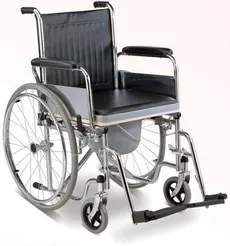 ویلچر حمامی ارتوپدی سالمند - Commode Wheel Chair